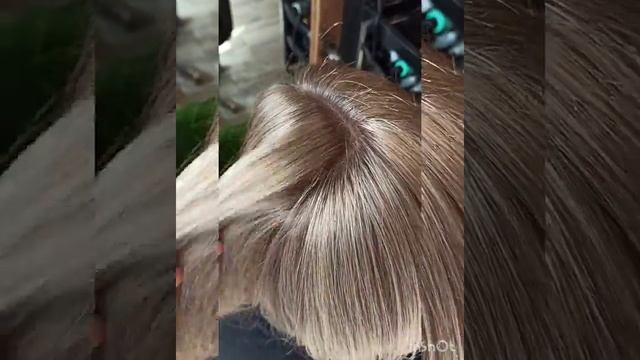 Окрашивание в светло-русый цвет "градуированный Боб" Light blond color "graduated bob" #окрашивание смотреть онлайн