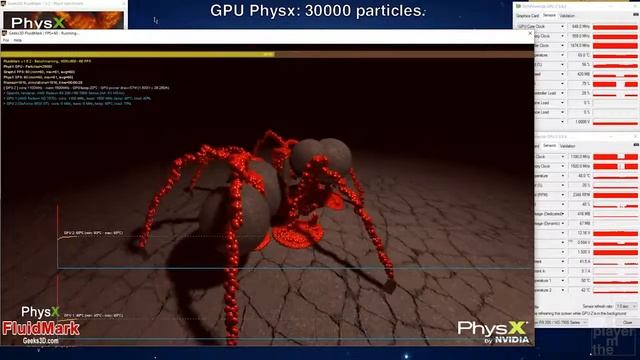 Hybrid Physx Benchmark - 9800GT vs Core i7 875K @4GHz смотреть онлайн
