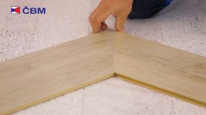 Укладка ламината CBM коллекции Острость, ламинат французская ёлка, ламинат английская ёлка