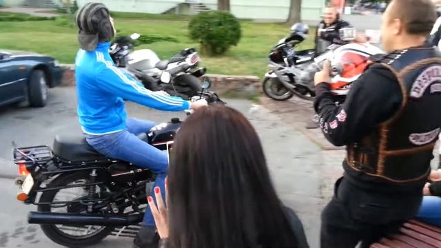 БАЙКЕРЫ ЖГУТ !!!! ЖЕСТЬ!!!! смотреть онлайн