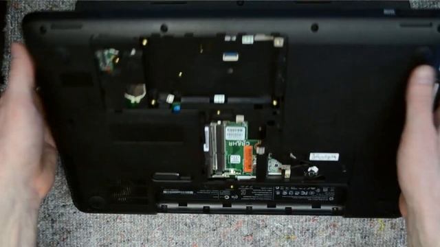 HP Compaq Presario CQ58 laptop disassembly, take apart, teardown tutorial смотреть онлайн
