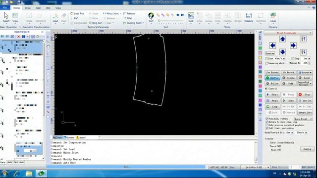 Nesting parts in Cypcut for laser cutting (english) смотреть онлайн