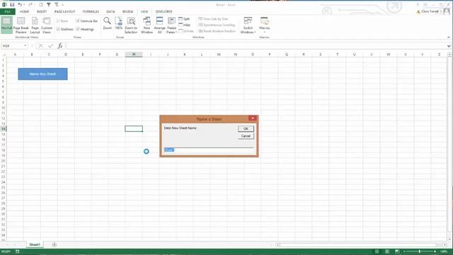 Macro Monday - Change an Excel Sheet Name with a Prompt смотреть онлайн