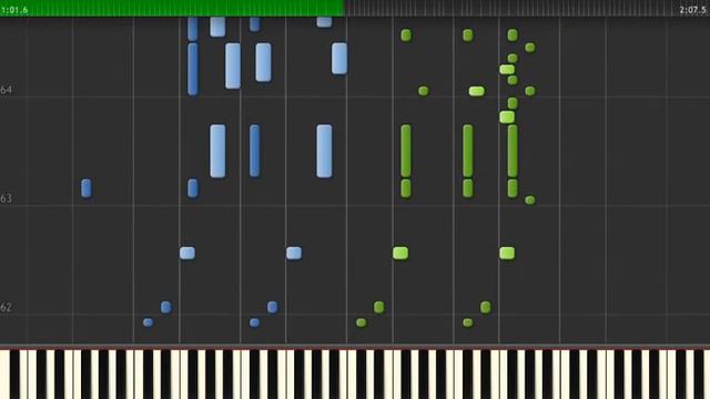 Johannes Brahms - Hungarian Dance No. 5 piano - Synthesia - How to play смотреть онлайн