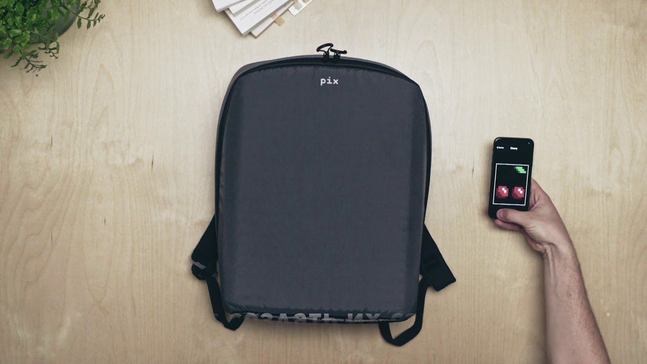 Как это работает LED-рюкзак