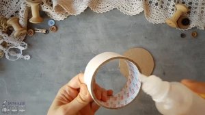 Шкатулка своими руками из бобинки от скотча