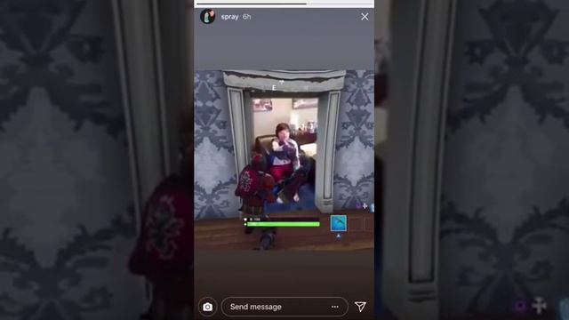 Fortnite get out of my room I'm playing Minecraft meme смотреть онлайн