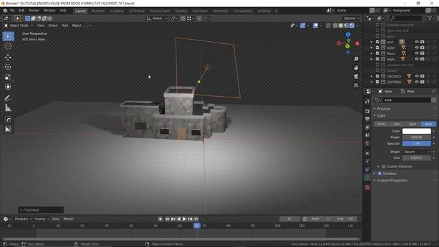 BLENDER ARCHITECTURAL ANIMATION TUTORIAL | BLENDER VFX BREAKDOWN (HOME) смотреть онлайн