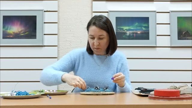 Мастер-класс «Новогодний венок» смотреть онлайн