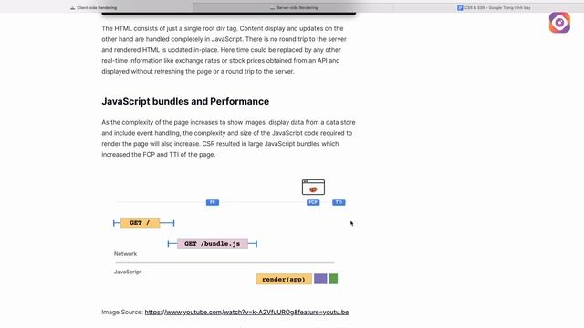 Khám phá cách Client Side Rendering (CSR) và Server Side Rendering (SSR) hoạt động và cách sử dụng смотреть онлайн