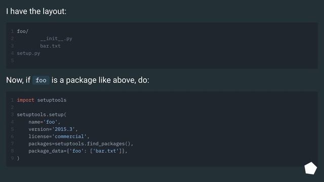How can I include package_data without a MANIFEST.in file? смотреть онлайн