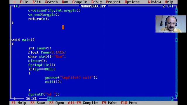 vfscanf function in C Programming Language смотреть онлайн