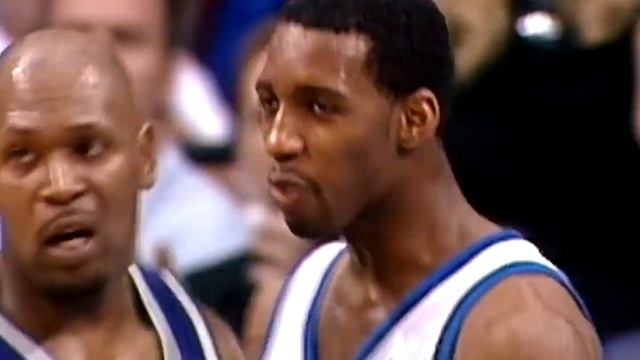 Tracy McGrady VS Ray Allen Face-off G3 2001 Playoffs смотреть онлайн