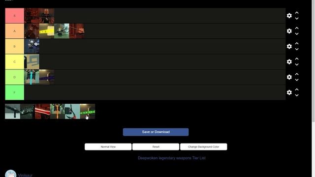 LEGENDARY WEAPONS TIERLIST! | Deepwoken
