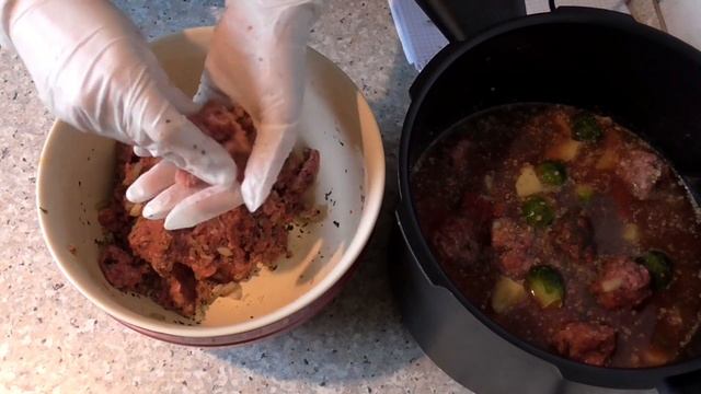 Rosenkohl - Eintopf mit Hackbällchen Cook4me Krups cookeo смотреть онлайн