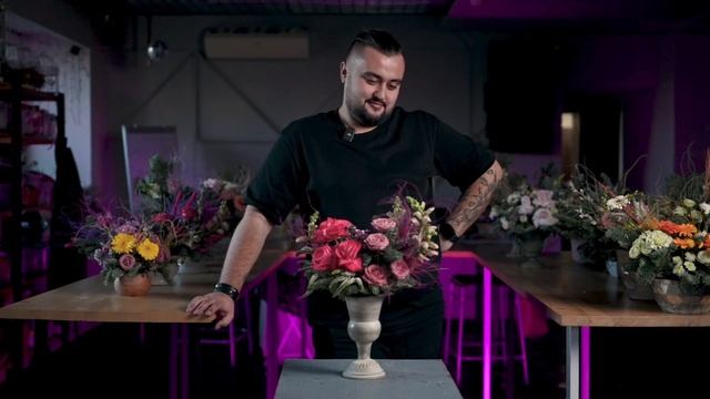 Разбор первых цветочных композиций студентов Казанской школы флористики Kazanflowerschool. Выпуск 2