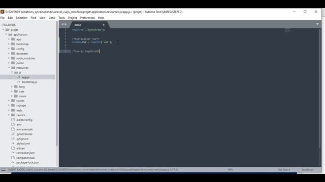 Prise en main de laravel6 vuejs2. Ep2 : Installation de laravel et intégration de Vue js смотреть онлайн