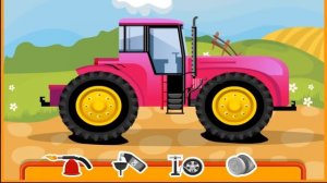 мультик про ЖЕЛТЫЙ ТРАКТОР!   Трактор для детей  Мультики