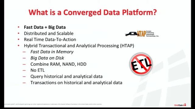 IMC Summit 2016 Breakout - Apache Ignite 2.0: Towards Convergent Data Platform смотреть онлайн