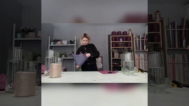 Сборный букет в темном цвете?