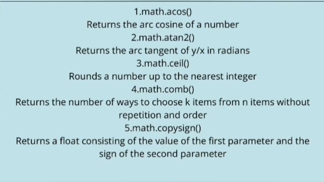 python modules(sys,math,platform,os,keyword,statistics) смотреть онлайн
