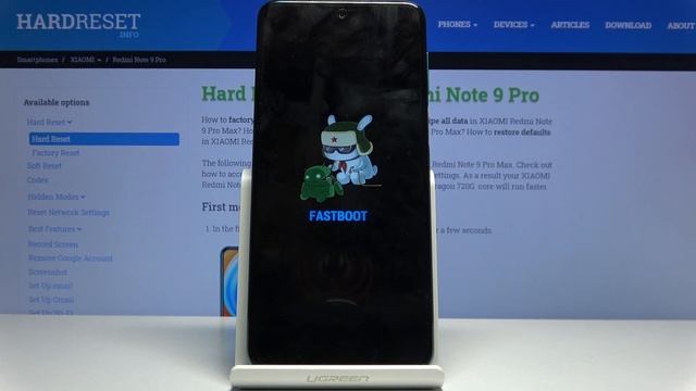 XIAOMI Redmi Note 9 Pro Fastboot Mode смотреть онлайн