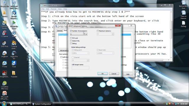 How to configure MSCONFIG #2 ** For Beginners ** (Vista) HD ****READ DESCRIPTION FIRST**** смотреть онлайн