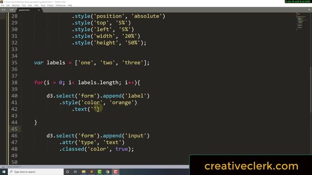 Use the d3.js library and the jscolors.js library to create a gradient color смотреть онлайн