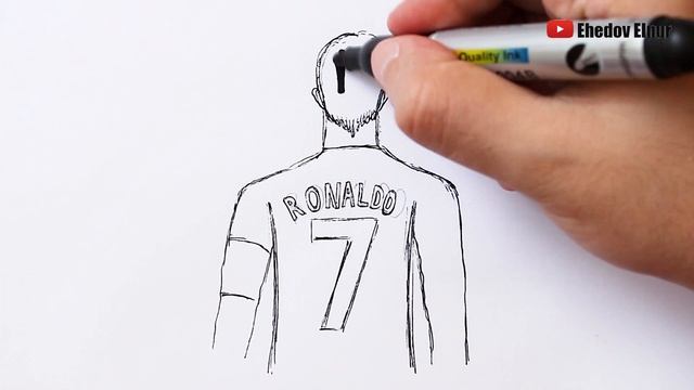 Как нарисовать Криштиану Роналду смотреть онлайн