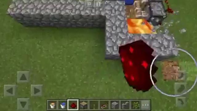 Как построить механизм авто булыжник[вода+лава=камень или булыжник] Minecraft PE vr. 1.0.8 смотреть онлайн