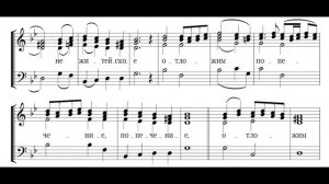 Херувимская песнь. Софрониевская. Сопрано