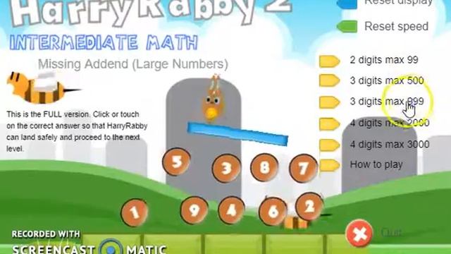 HarryRabby 2 DEMO - Missing Addends Large Numbers смотреть онлайн