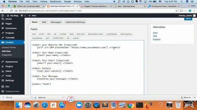 How to Setup Contact form 7 in Wordpress смотреть онлайн