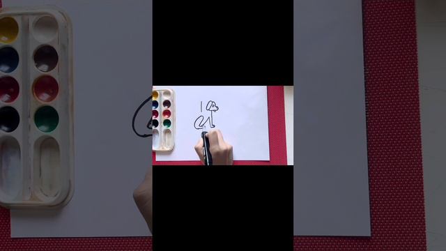 Как нарисовать собаку из цифр 1221 | Нow to draw a dog from numbers смотреть онлайн