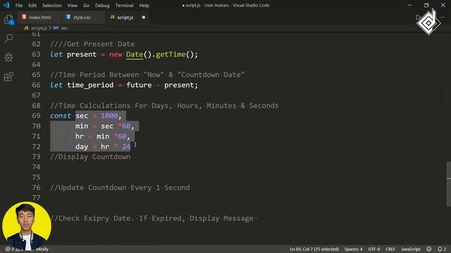 Countdown Timer Featured Coming Soon Page With HTML, CSS & JavaScript смотреть онлайн