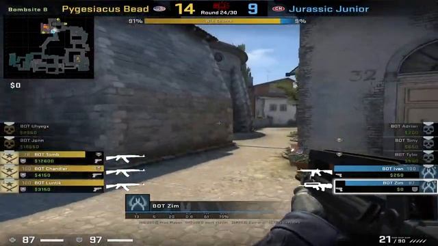 Bot World Championship 2023. Quarterfinals: Pygesiacus Bead, Jurassic Junior смотреть онлайн