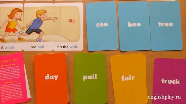 Rhyming words game. Настольная игра на английском языке. Описание смотреть онлайн