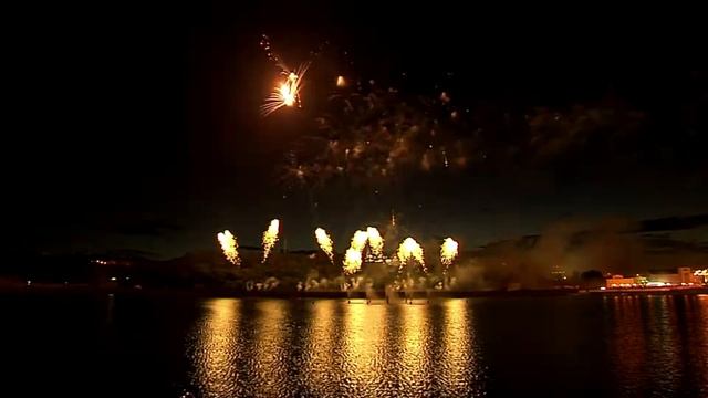 Х-й Международный фестиваль фейерверков г. Чебоксары смотреть онлайн