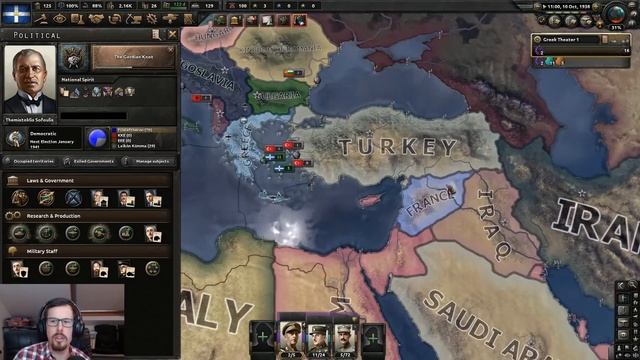 Hearts of Iron 4 CHAD Greece on Battle for the Bosporus смотреть онлайн