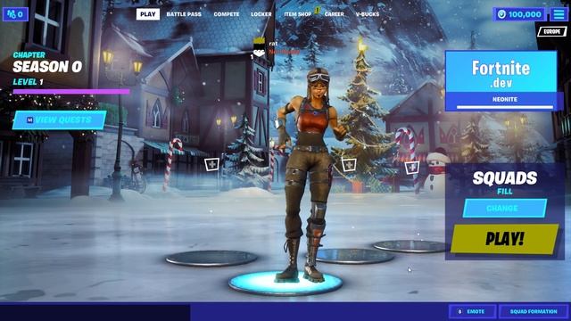 fortnite rene dancing in lobby, christmas background смотреть онлайн
