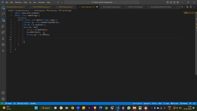 How to Generate All Substrings in Java using StringBuilder || DSA Practice- Hoshiyar Jyani смотреть онлайн