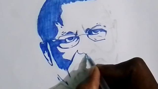 Modi Drawing Easy || Modi Drawing Sketch || ball pen sketch #narendramodi смотреть онлайн