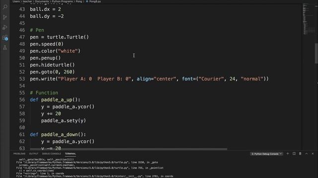 Python Game Programming Tutorial: Pong Part 8 AI Player смотреть онлайн