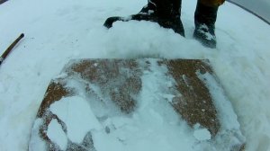 Проверка удочек. 4 день. Судак)