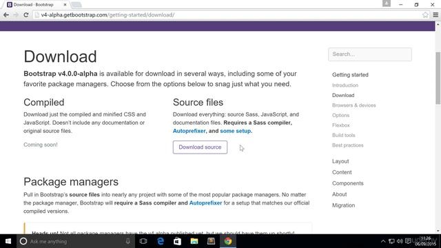 Setting Up A Project for Bootstrap смотреть онлайн