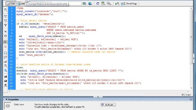 tutorial Pemrograman Web e-News dengan PHP смотреть онлайн