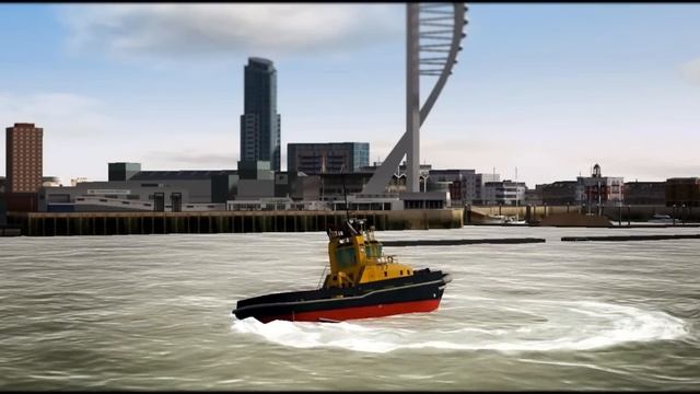 Transas ASD Tug simulator смотреть онлайн