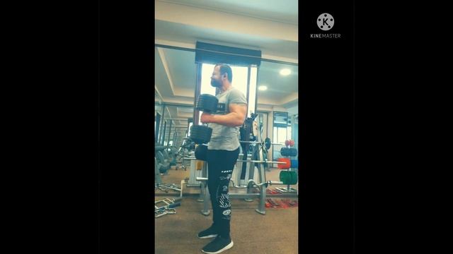 Сгибания рук с гантелями на бицепс. #bigarms#бицепс #тренировки#спорт#качалка#борьба #железо смотреть онлайн