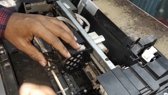 Epson M200 Printer Head Change And Cleaning Step By Step смотреть онлайн