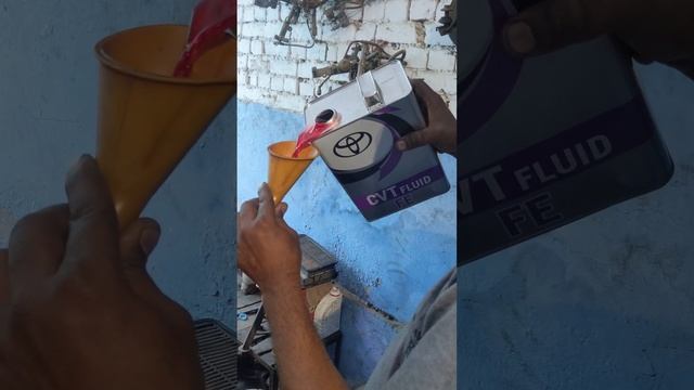 Toyota Vitz Transmission Fluid Change#Cvt-FE #effort #workout #motivation #viralvideo#inshallah